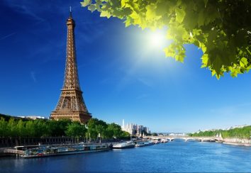 تماشای بریج ایفل از رودخانه ی سن پاریس